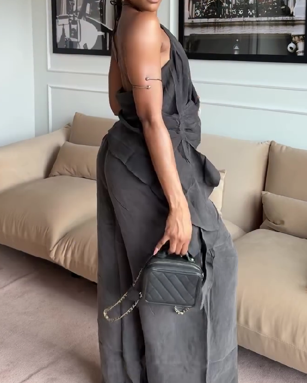 Fashion Streetwear Linen-Inspired Set