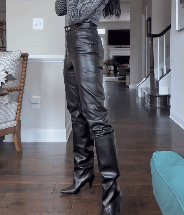 Vegan Leather Pants