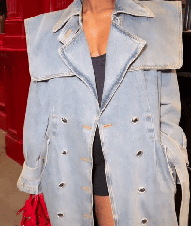 Denim Trench