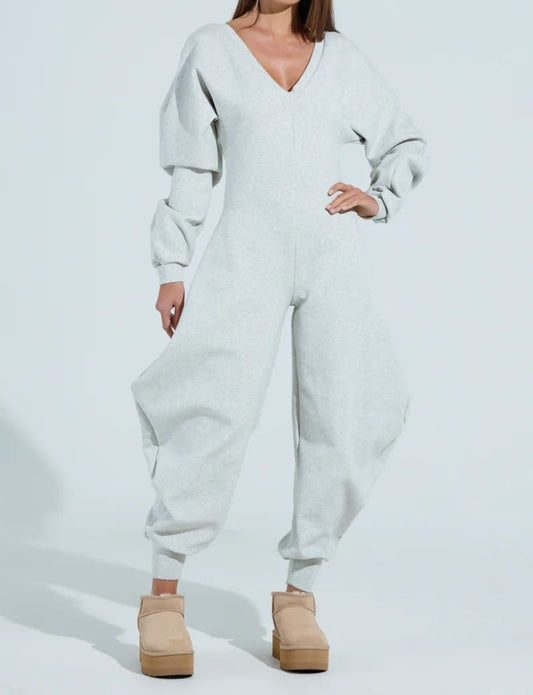 COMFY COZY SWEATSHIRT JUMPSUIT