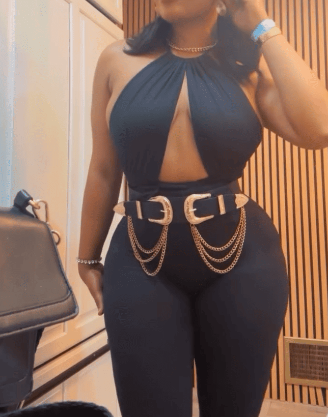 Straps Cutout BodyStocking Jumpsuit