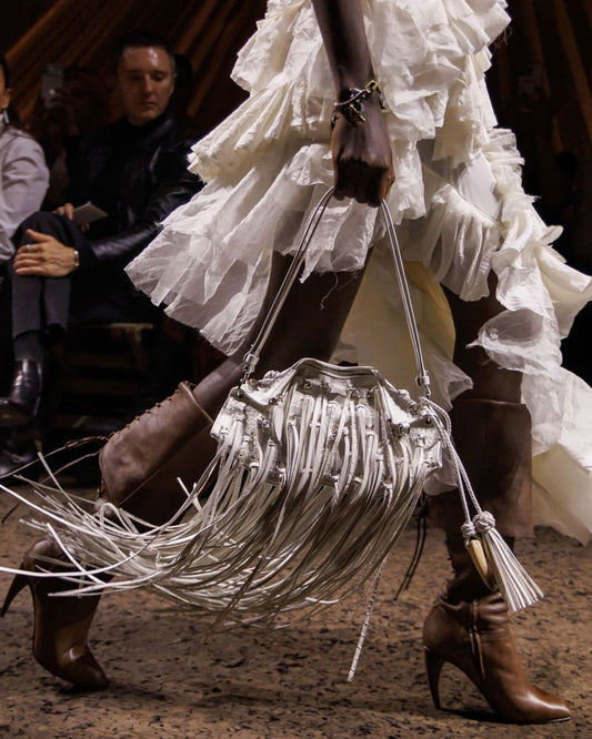 Genuine Cowhide Fringe Bag