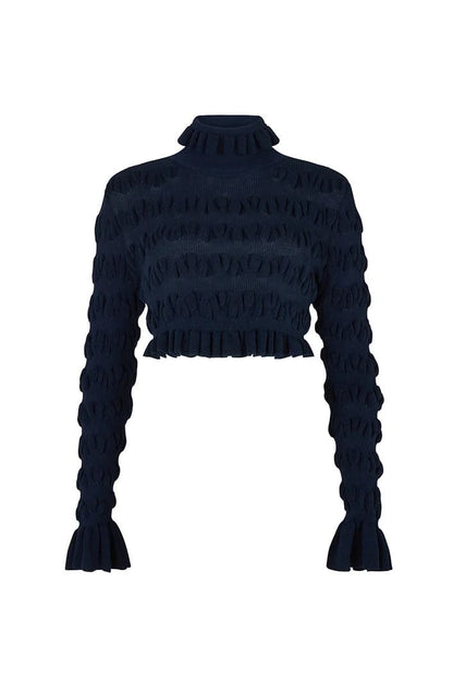 Knit Crop Top & Mermaid Skirt Set