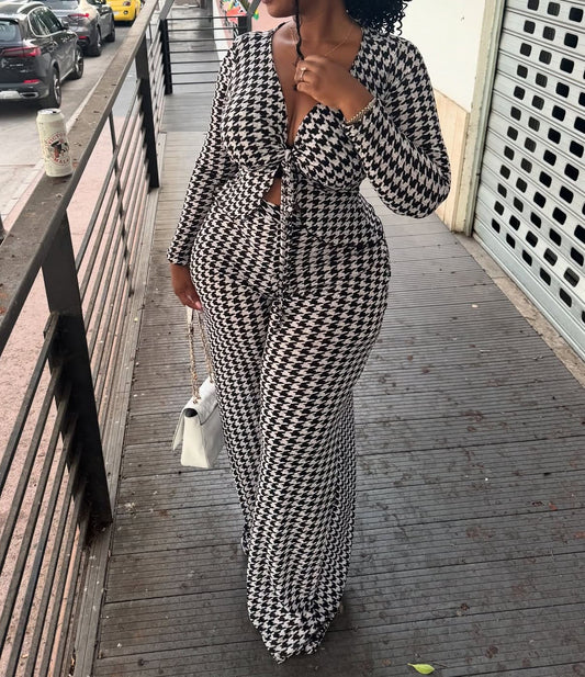 Houndstooth Print Set