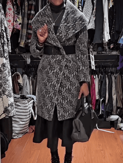 Women's Casual Wool Coat