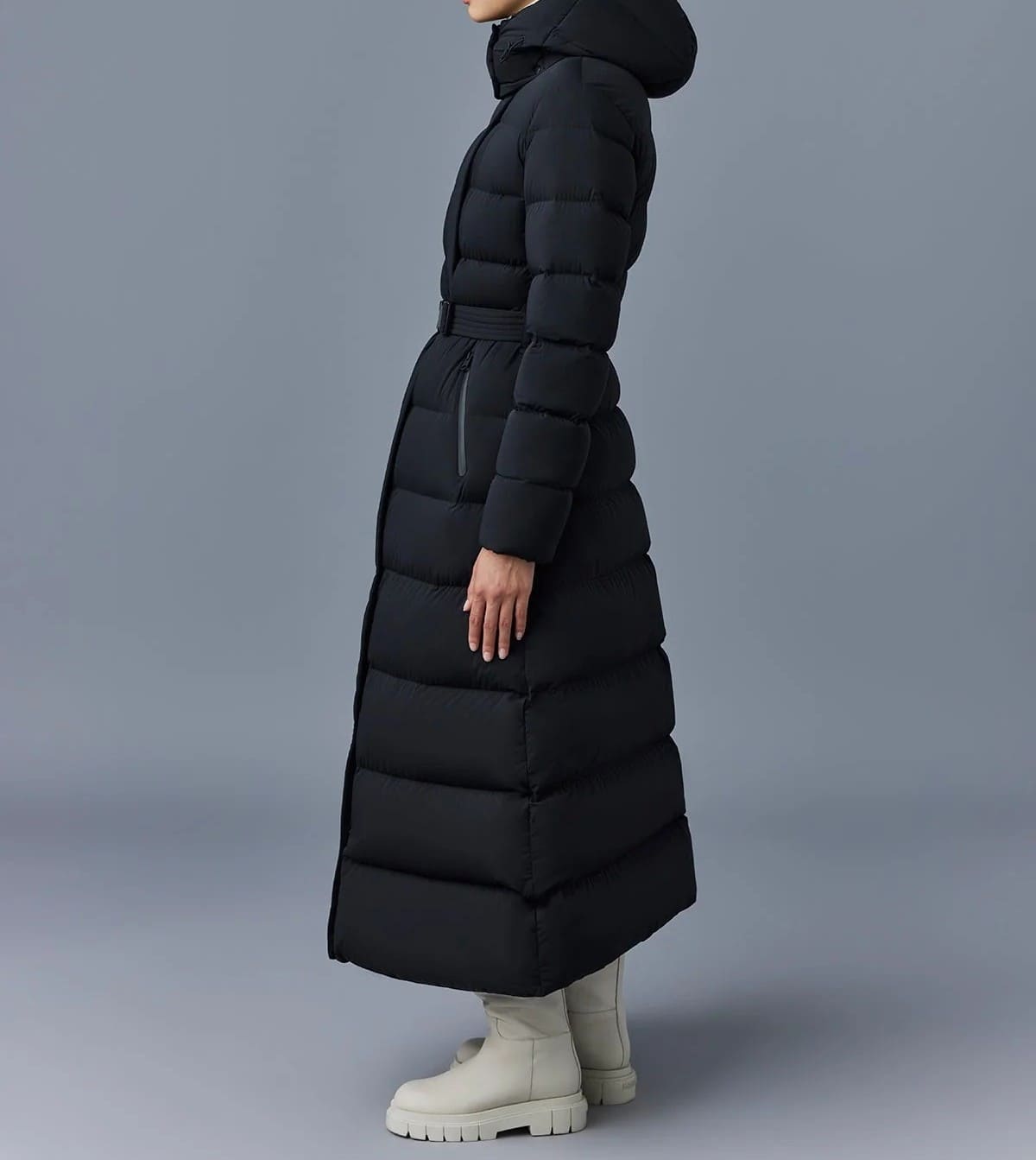 Stretch Down Maxi Coat