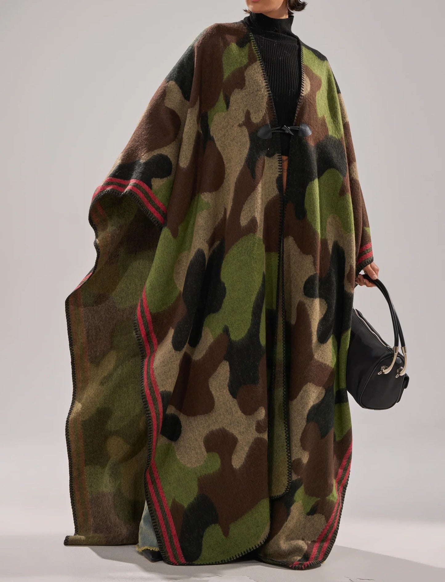 Camo Nights Maxi Poncho