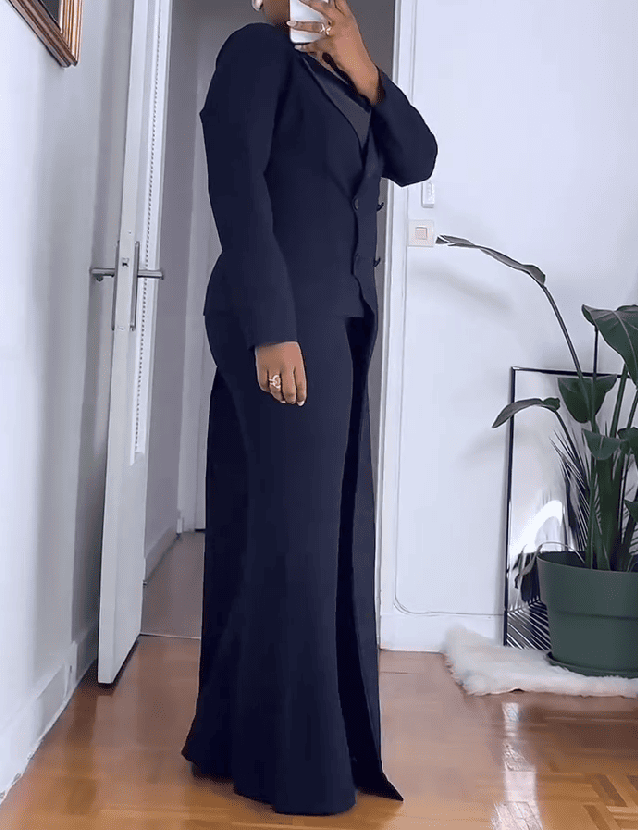 Midnight Blazer Jumpsuit