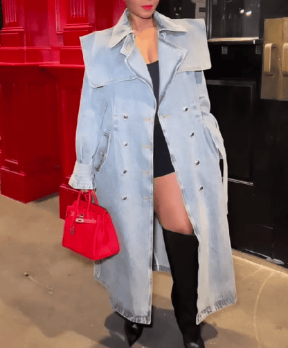Denim Trench