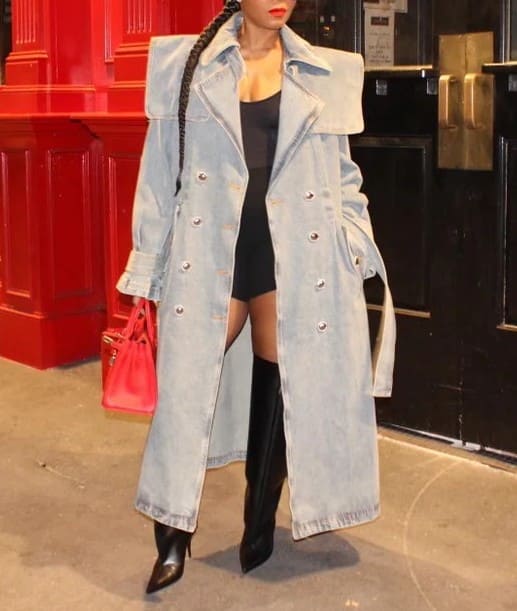 Denim Trench