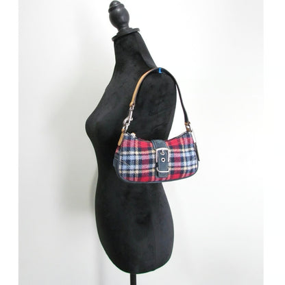 Vintage Wool Plaid Bag