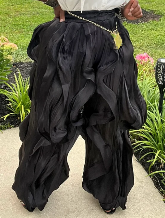 Chic Breezy Organza Pants