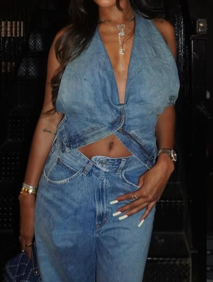 Fab Hippop Denim Top