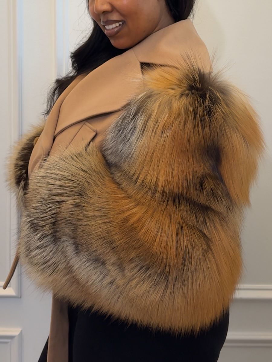 🔥Last Day Promotion 49% OFF🔥Plush Sleeves Short Coat