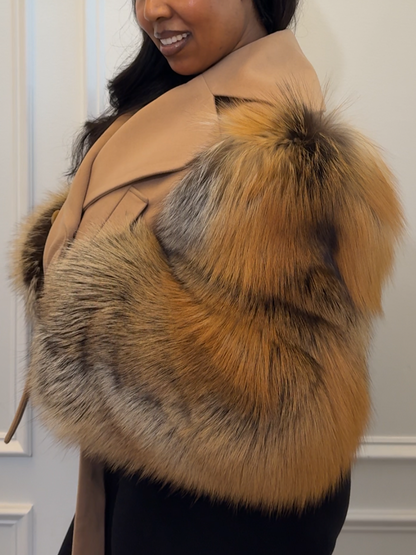 🔥Last Day Promotion 49% OFF🔥Plush Sleeves Short Coat